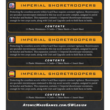 Star Wars: Legion - Imperial Shoretroopers - Thirsty Meeples