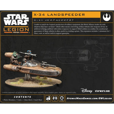 Star Wars: Legion - X-34 Landspeeder (PRE-ORDER)