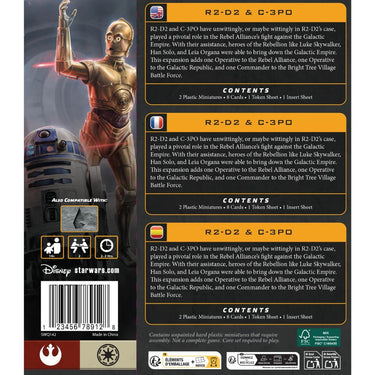 Star Wars: Legion - R2-D2 & C-3P0 - Thirsty Meeples