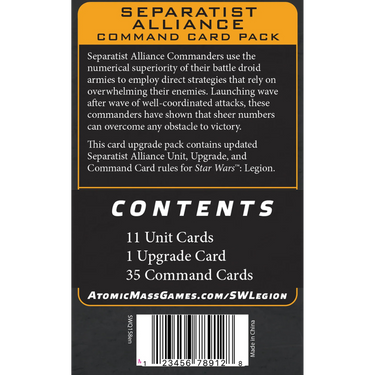Star Wars: Legion - Separatist Alliance Command Card Pack