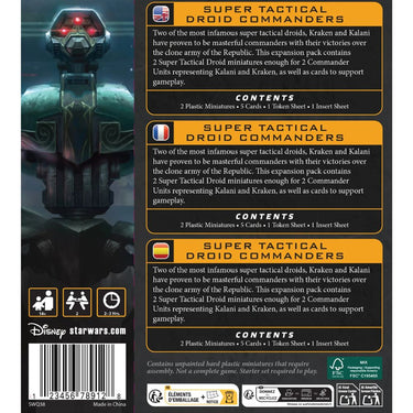 Star Wars: Legion - Super Tactical Droid Commanders - Thirsty Meeples