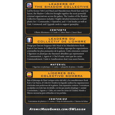 Star Wars: Legion - Leaders of the Shadow Collective