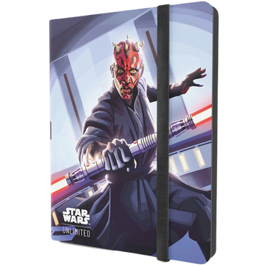 Star Wars: Unlimited 18-Pocket Album (Qui-Gon Jinn & Darth Maul) - Thirsty Meeples