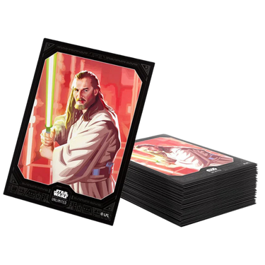 Star Wars: Unlimited Art Sleeves (Qui-Gon Jinn) - Thirsty Meeples