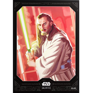 Star Wars: Unlimited Art Sleeves (Qui-Gon Jinn) - Thirsty Meeples