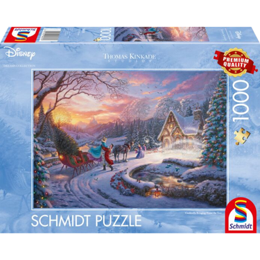 Thomas Kinkade: Disney Cinderella Brining Home the Tree