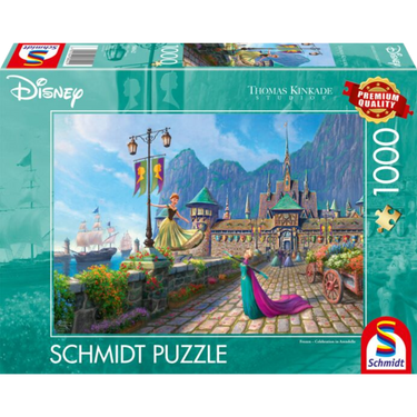 Thomas Kinkade: Disney Frozen Celebration in Arendelle