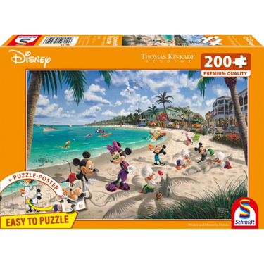 Thomas Kinkade: Disney Mickey & Minnie in Florida