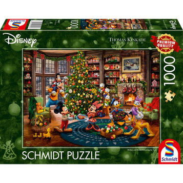 Thomas Kinkade: Mickey and Minnie - Trimming the Tree (PRE-ORDER) - Thirsty Meeples