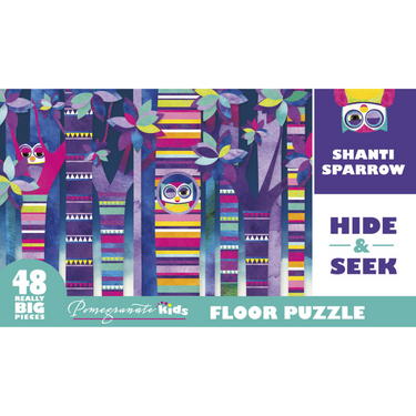 Shanti Sparrow: Hide & Seek Floor Puzzle - Thirsty Meeples