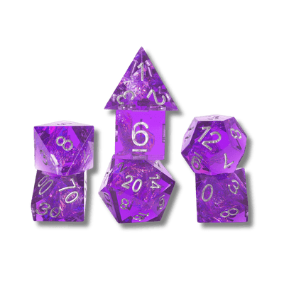 Sharp Purple Fairy RPG Dice Set (PRE-ORDER)