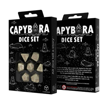 Capybara Dice Set: Sleepie (PRE-ORDER)
