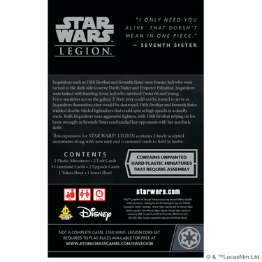 Star Wars: Legion - Fifth Brother and Seventh Sister Operative
