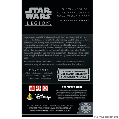 Star Wars: Legion - Fifth Brother and Seventh Sister Operative (PRE-ORDER)