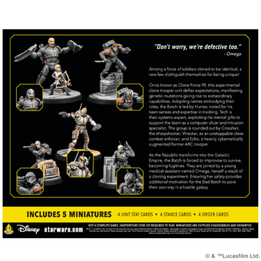 Star Wars: Shatterpoint - Clone Force 99 Squad Pack
