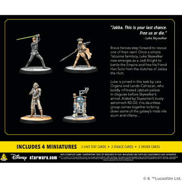 Star Wars: Shatterpoint Fearless and Inventive Squad Pack war game set by Atomic Mass Games featuring detailed miniatures and gaming tokens.