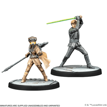 Star Wars: Shatterpoint Fearless and Inventive Squad Pack war game miniatures by Atomic Mass Games, featuring detailed squad figures.