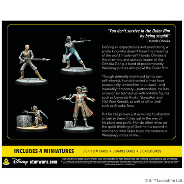 Star Wars: Shatterpoint That's Good Business Squad Pack war game set by Atomic Mass Games featuring miniature figures and game components