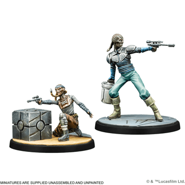Star Wars Shatterpoint That's Good Business Squad Pack for War Games by Atomic Mass Games, featuring miniatures and game components.