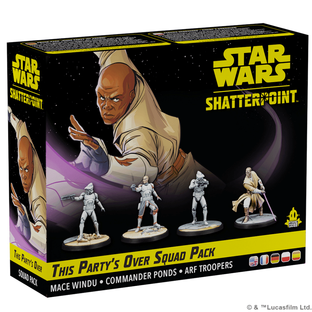 Star Wars: Shatterpoint - This Party's Over (Mace Windu Squad Pack)
