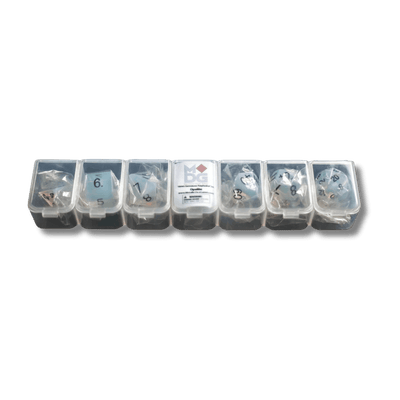 Stone Poly Dice Set: Blue Sandstone