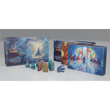 Founders - Standard and Collector boxes with components