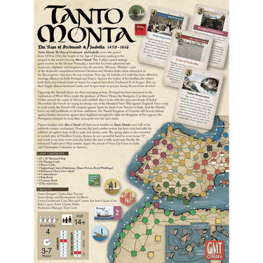 Tanto Monta: The Rise of Ferdinand and Isabella - Thirsty Meeples
