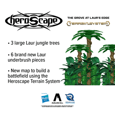 Heroscape: The Grove at Laur’s Edge Terrain Expansion - Thirsty Meeples