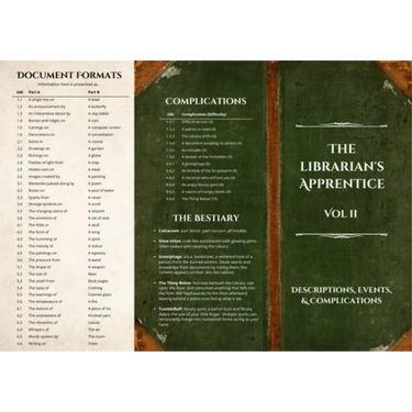 The Librarian's Apprentice RPG