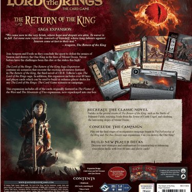 The Lord of the Rings LCG: Return of the King Saga Expansion