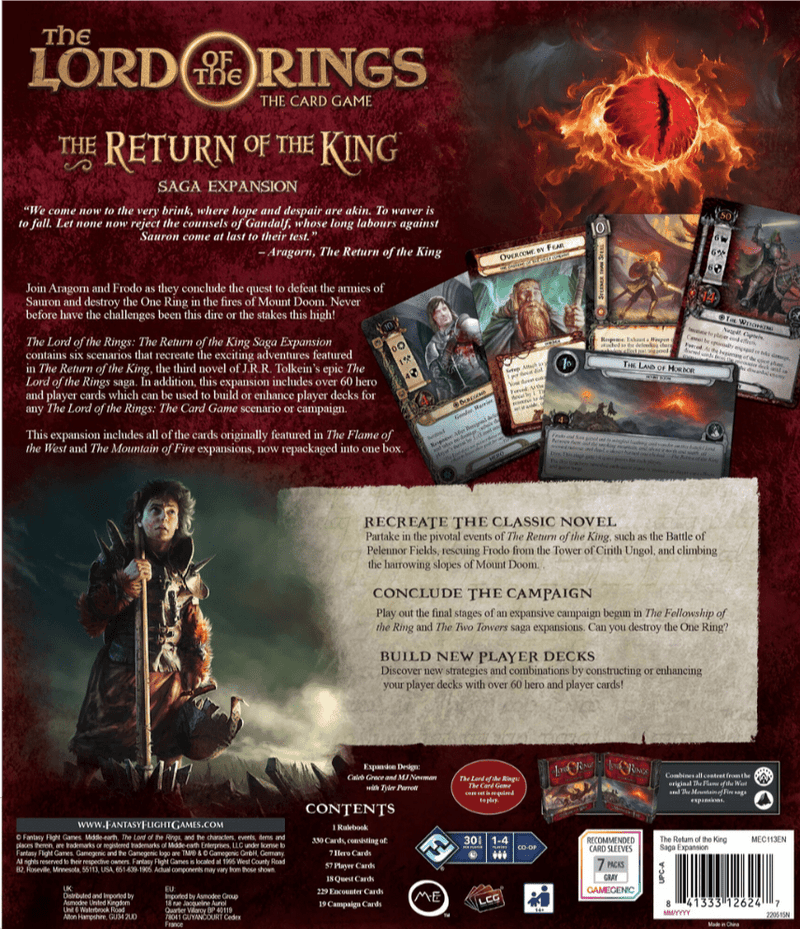 The Lord of the Rings LCG: Return of the King Saga Expansion (PRE-ORDER)