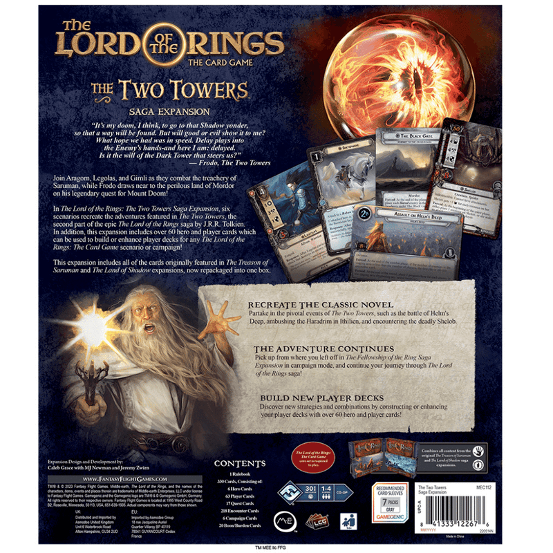 The Lord of the Rings LCG: The Two Towers Saga Expansion
