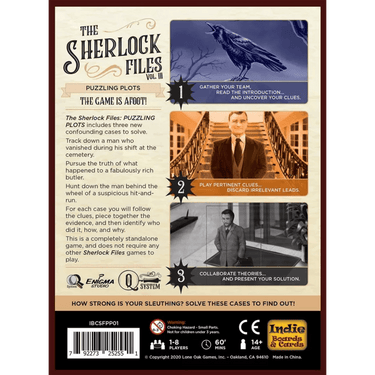 The Sherlock Files: Vol III – Puzzling Plots - Thirsty Meeples