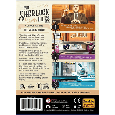 The Sherlock Files: Vol II – Curious Capers - Thirsty Meeples
