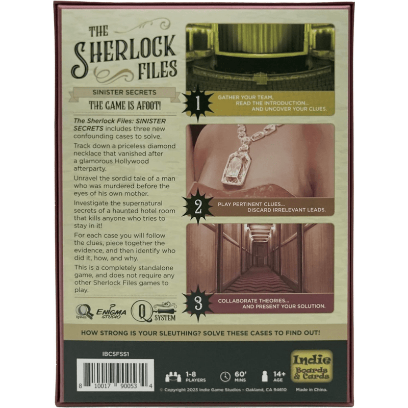 The Sherlock Files: Vol VII – Sinister Secrets