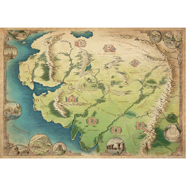The Lord of the Rings: Map of Eriador