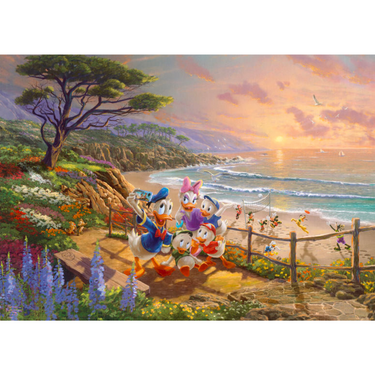 Thomas Kinkade: Donald and Daisy - A Duck Day Afternoon