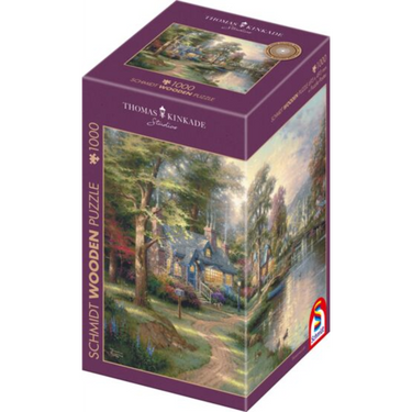 Thomas Kinkade: Hometown Lake Wooden Puzzle