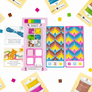 Threaded: A Game of Needles and Points