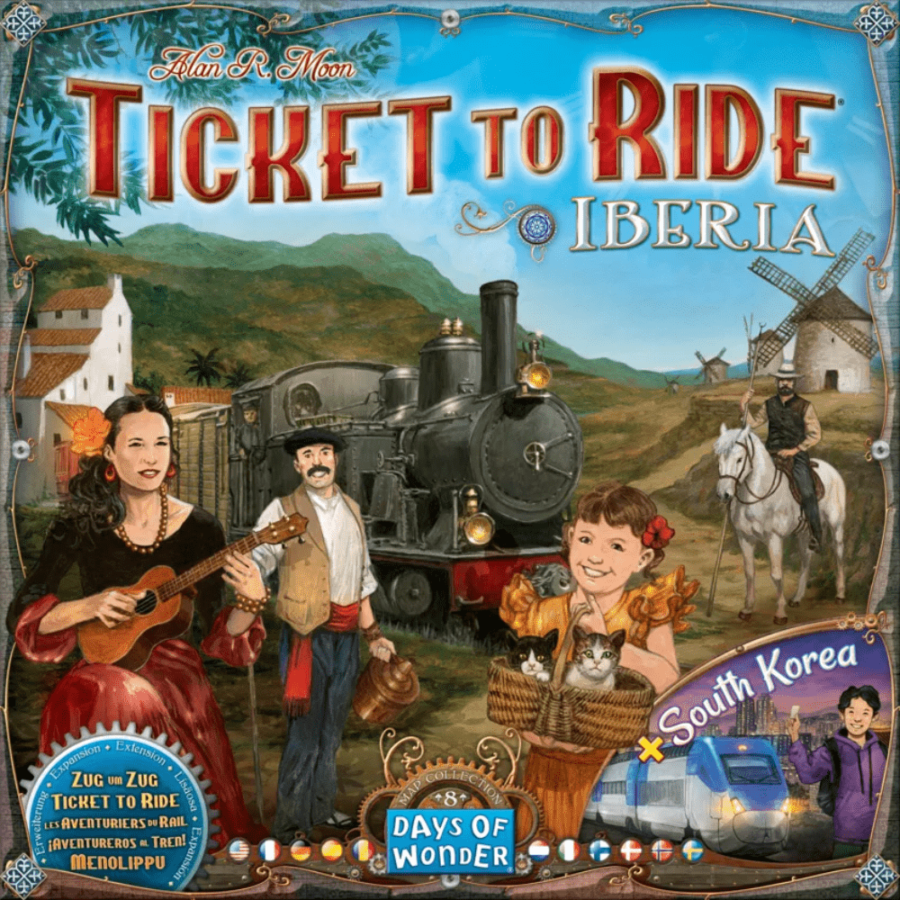 Ticket to Ride Map Collection 8: Iberia & South Korea (PRE-ORDER)