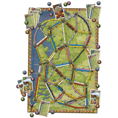 Ticket to Ride Map Collection 4: Nederland - Thirsty Meeples