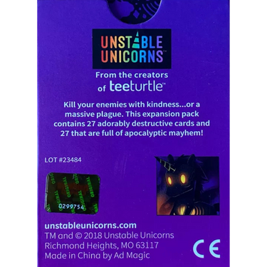 Unstable Unicorns: Rainbow Apocalypse - Thirsty Meeples