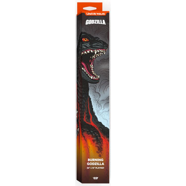 UniVersus CCG: Godzilla - Reign of Kaiju Playmat (Burning Godzilla) (PRE-ORDER) - Thirsty Meeples