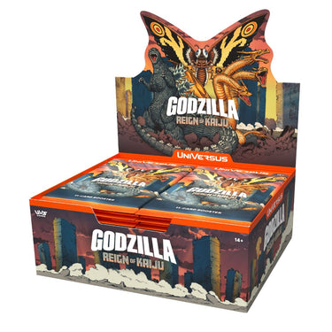 UniVersus CCG: Godzilla - Reign of Kaiju Booster Box (24 Packs) (PRE-ORDER) - Thirsty Meeples