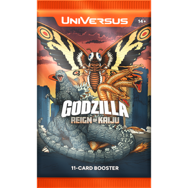 UniVersus CCG: Godzilla - Reign of Kaiju Booster Pack (PRE-ORDER) - Thirsty Meeples