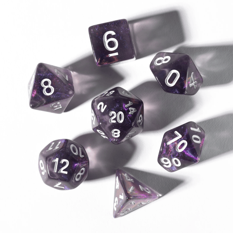 Unearthed Treasure RPG Dice Set: Amethyst (PRE-ORDER)