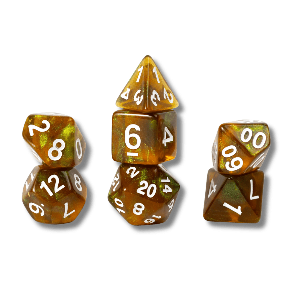 Unearthed Treasure RPG Dice Set: Peridot (PRE-ORDER)