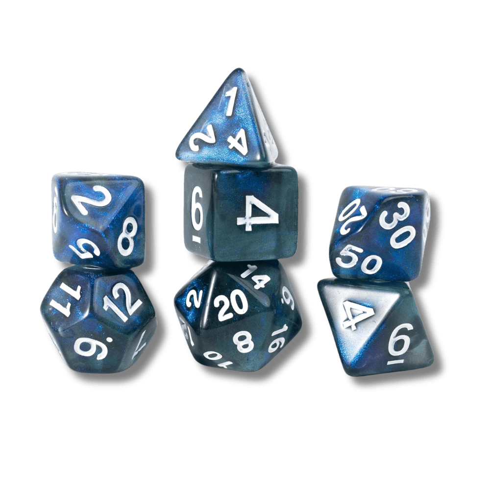 Unearthed Treasure RPG Dice Set: Sapphire (PRE-ORDER)