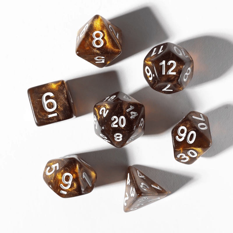 Unearthed Treasure RPG Dice Set: Topaz (PRE-ORDER)