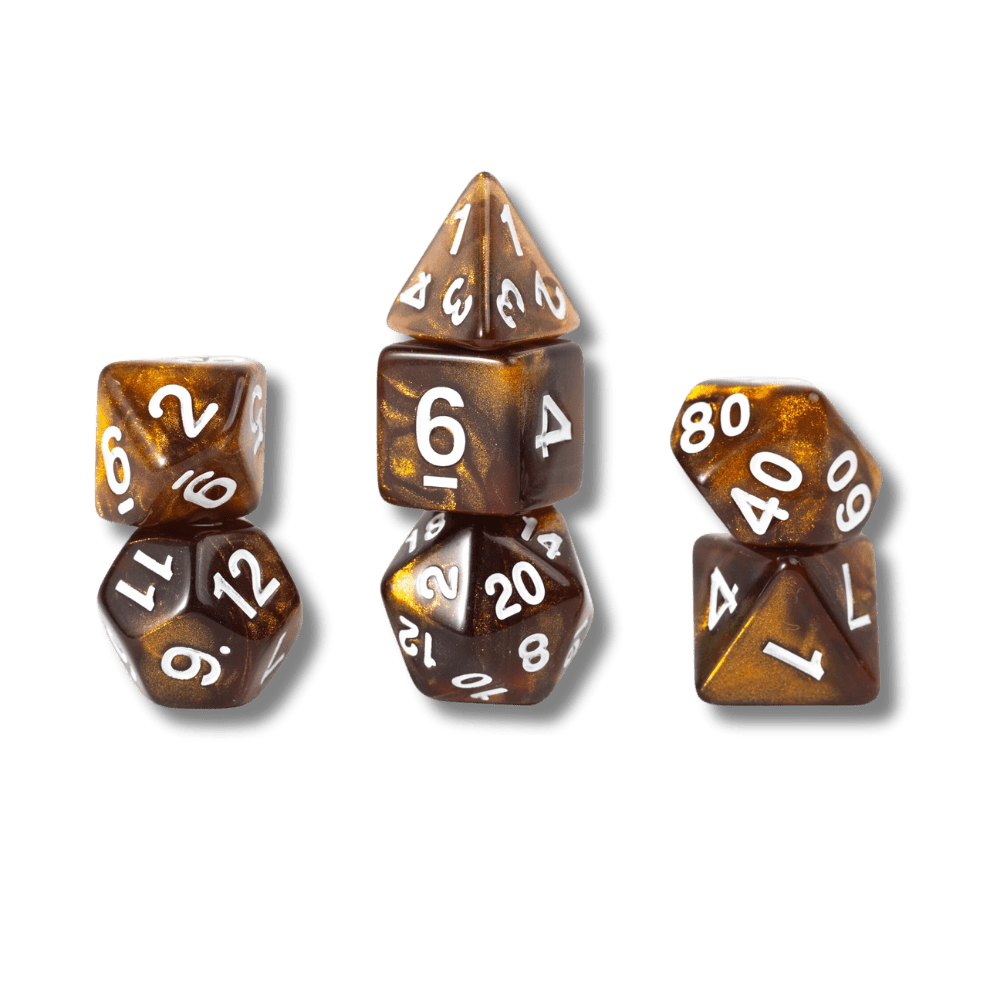 Unearthed Treasure RPG Dice Set: Topaz (PRE-ORDER)